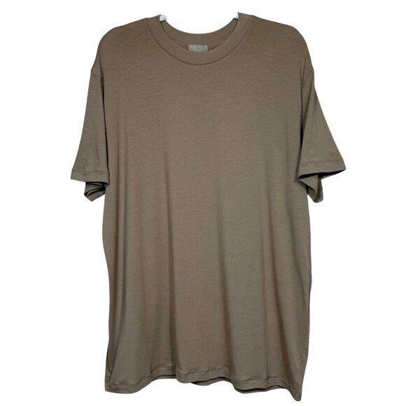 SKIMS Boyfriend T-Shirt NEW Short Sleeve Desert Medium Oversized - Picture 2 of 11